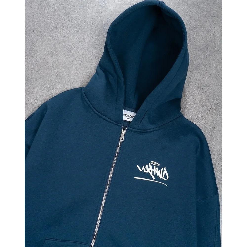 Спортивный костюм в стиле Y2K, свободная толстовка с капюшоном на молнии, прямые брюки, комплект из двух предметов, для пары, мягкий и удобный, студенческий тренд