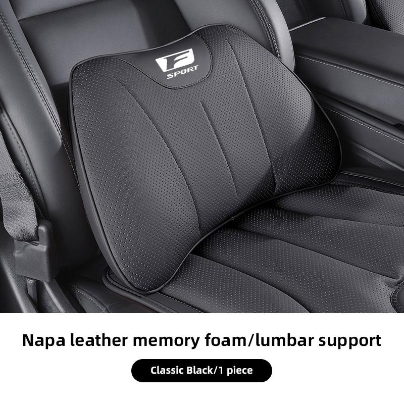 DJSZ3 Car Headrest Neck Pillow Auto Seat Cushion Waist Pillow Set For Lexus F SPORT ES RX NX LS UX LM LX GX LC RZ IS CT GS RC HS LBX