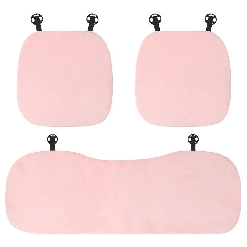 Car Cushion Winter Plush Warm Pillow Lumbar Cushion Car Interior Decorations Fart Cushion Chair Cushion Car Accessories