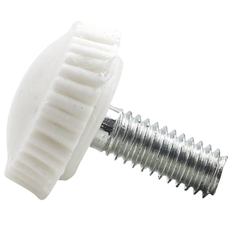 Винт с пластиковой головкой и насечкой из оцинкованного железа M3/M4/M5/M6