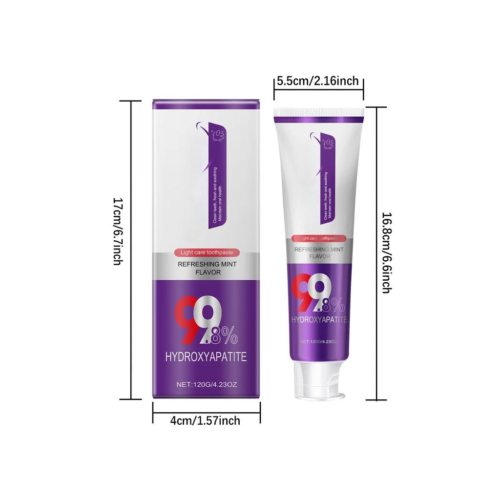 120g Teeth Whitening Toothpaste Reduce Yellow Protect Tooth Enamel Fresh Breath Oral Cleaning Teeth Gum Care Toothpaste