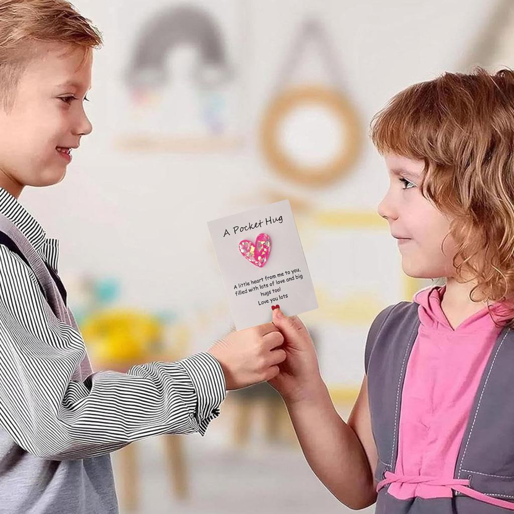 Pocket Hug Heart-Shaped Keepsake  Love Gifts For Girlfriends, Wife, Granddaughter, Daughter's Birthday Gift, For Sisters, Best Friend, Inspirationa