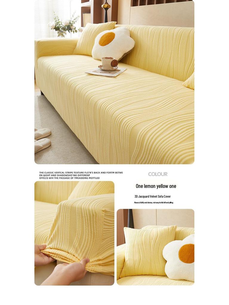 Cat Scratch-Proof Stretch Sofa Cover - Universal, Dustproof, Four Seasons Style, 2025 Edition.