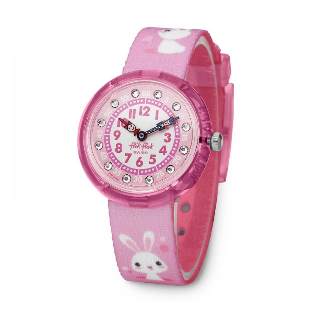 Flick Flock Fbnp143 Мистический Лес Такой Милый Детские Часы Nato