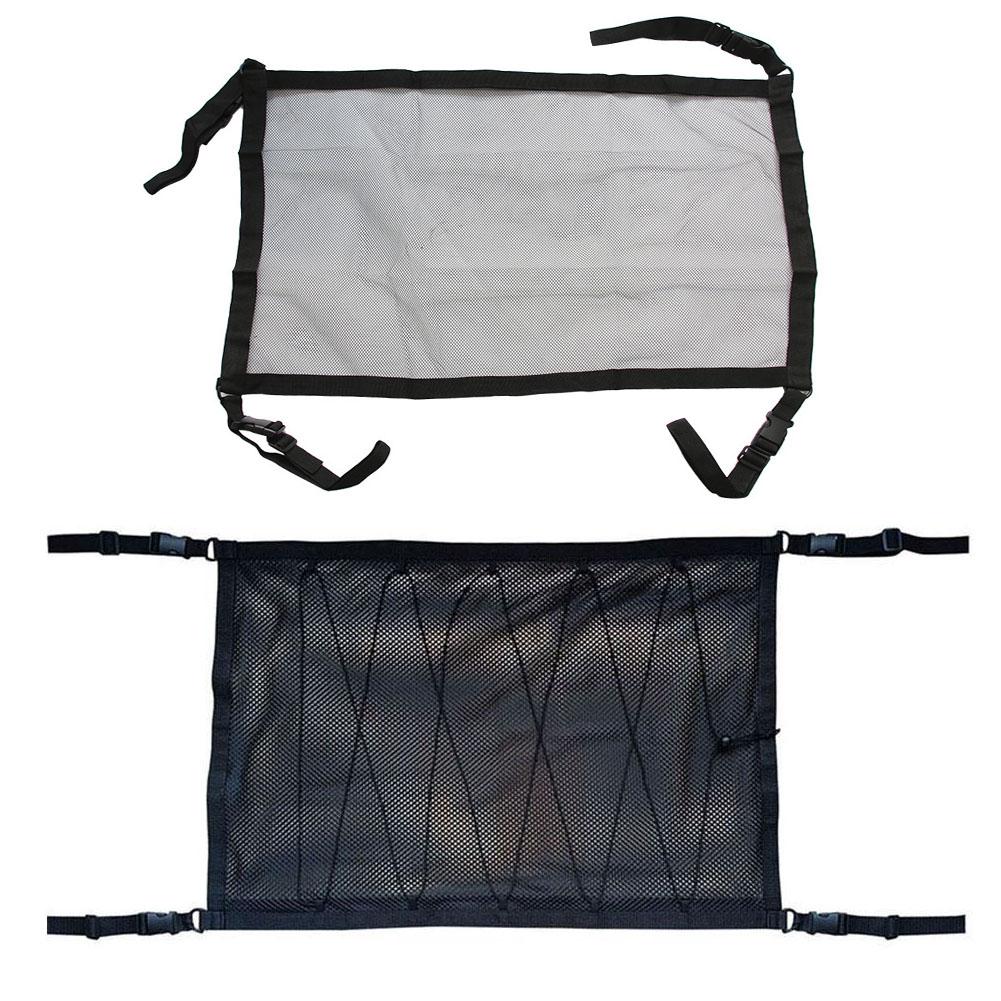 SUV Car Ceiling Storage Net Pocket Car Roof Bag Interior Net Breathable Bag Mesh Interior Cargo Stowing Accessories Auto Ti K8U2