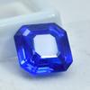Natural Blue Tanzanite Square Cut 10.50 Ct Ring Size Loose Gemstones CERTIFIED