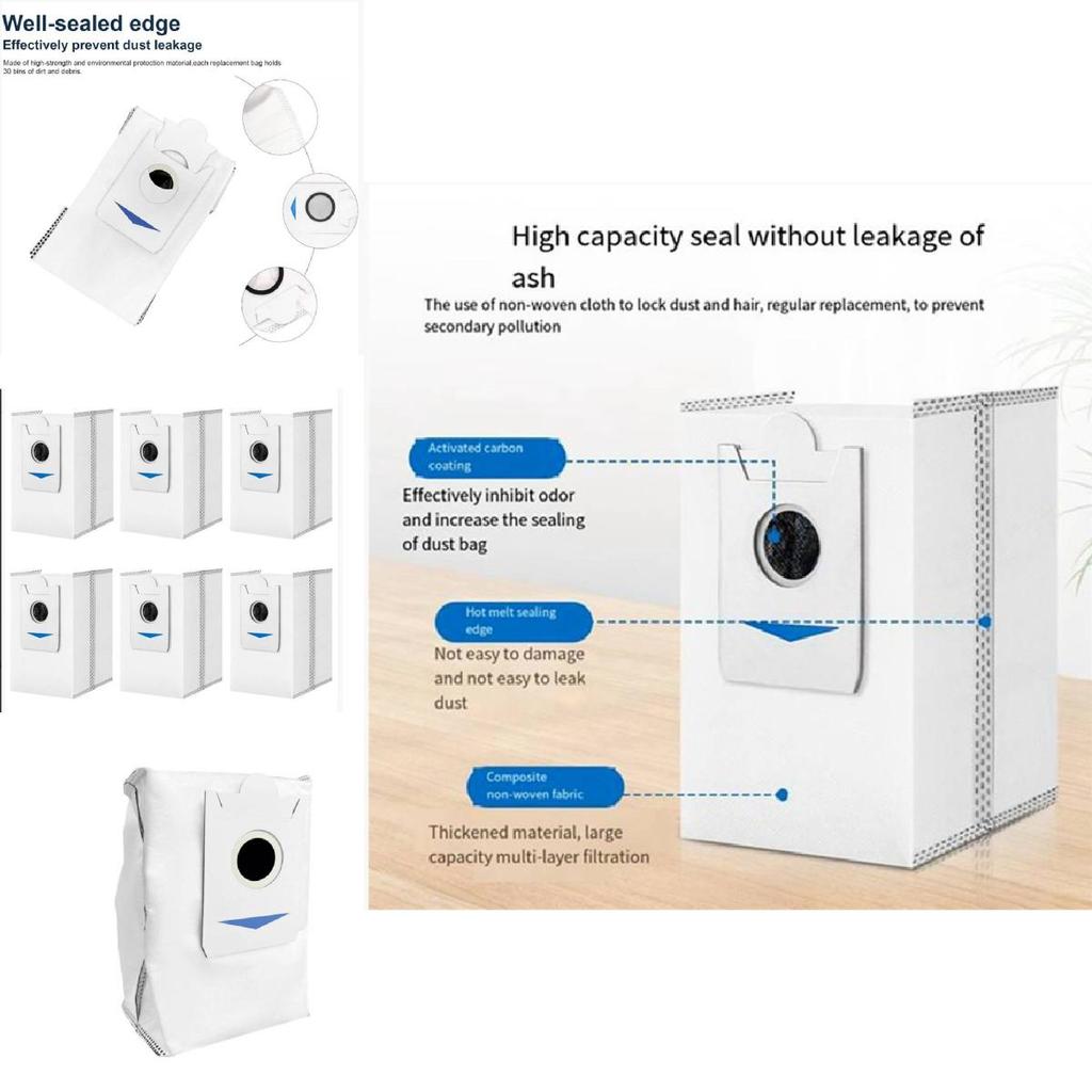 Для Ecovacs Deebot X5 Pro X5 Omni Мешки для пыли для уборки дома