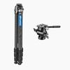 Leofoto Carbon Tripod Video Head Set Compatible Official Distributor Product LY-254C+BV-1R + Arca-Swiss