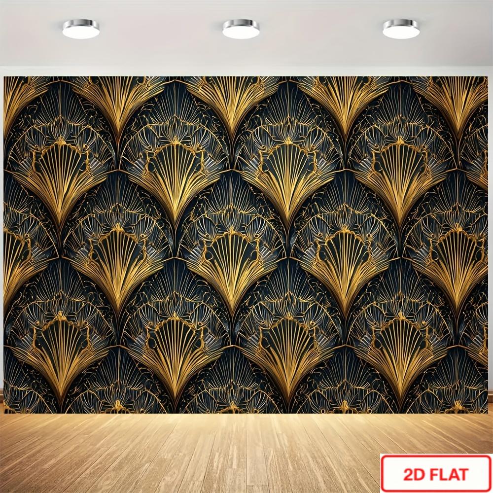 2D plane, 1 piece of 1920s vintage photo background fabric, suitable for photo booth background, party and event background