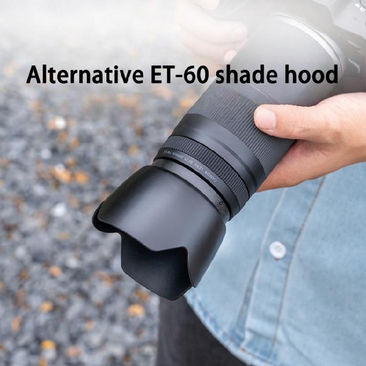 Бленда LH-60T Крышка бленды для RF 75-300/EF-S 55-250 II Защищает от нежелательного света и повреждений