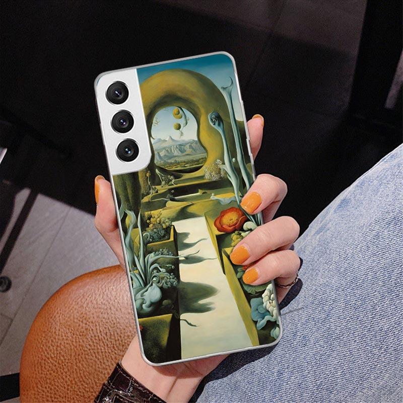 Salvador Dali Art Phnoe Case for Samsung Galaxy S26 S25 Edge S23 S24 Ultra S22 Plus S21 S20 FE Unique Cover Soft Coque Galaxy S2