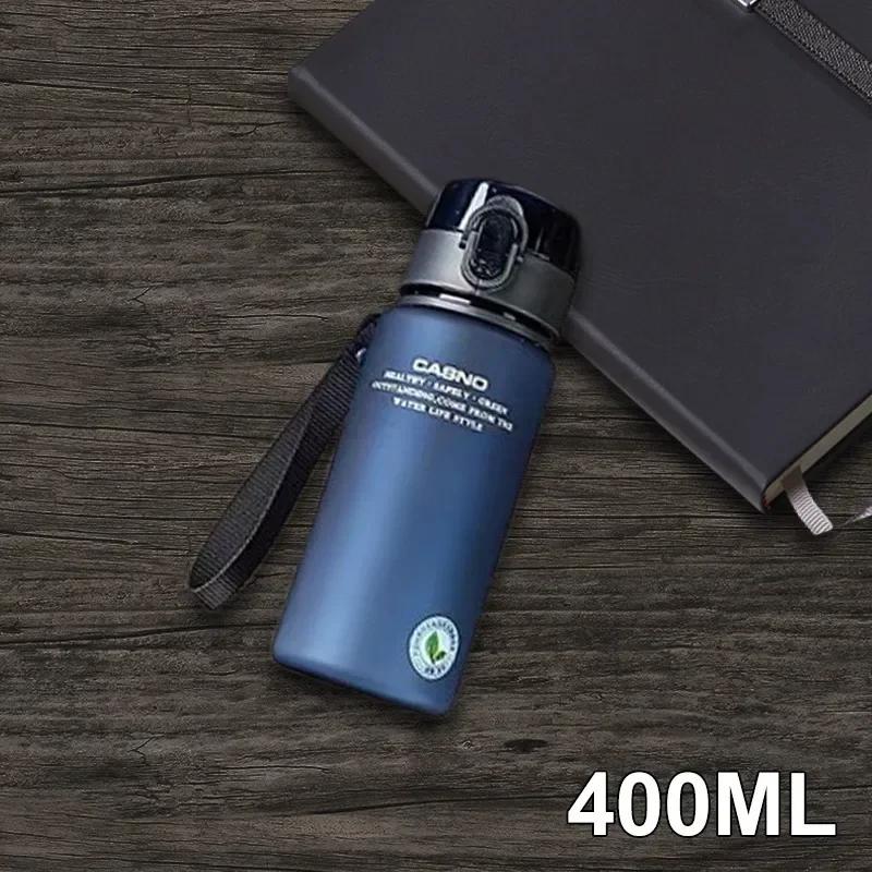 400 мл/560 мл Матовая спортивная бутылка для воды Не содержит BPA Защищенная от протечек спортивная бутылка для воды Туризм Пеший туризм Портативная Уличная Езда Бутылки для спортзала