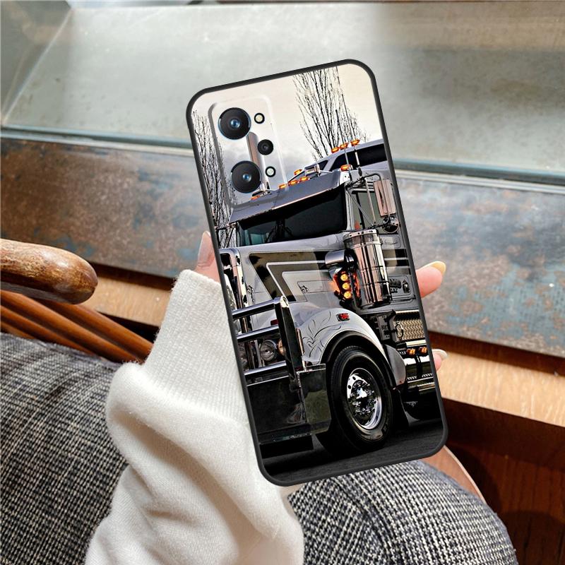 Cool Heavy Truck Car Case For Realme 12 Pro Plus 11 13 14 C63 C61 C55 C51 C53 C25 C65 C67 C71 C75 GT6 GT7 15 Pro