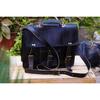 Leather Messenger Laptop Briefcase Men's Genuine Vintage Satchel Bag Black
