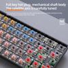 QGeeM 68 Keys RGB Gaming Dual Mode Mechanical Keyboard for Gamer Hot-swap 2.4G/BT5.0 Color Matching Wireless Gaming Keyboards