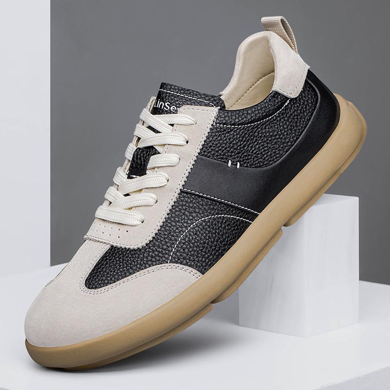 Новые Горячие Распродажи Мужские Кроссовки Модные Кожаные Tenis Masculino Универсальные Уличные Мужские Повседневные Обувь Отдых Прогулка Скейтборд Обувь
