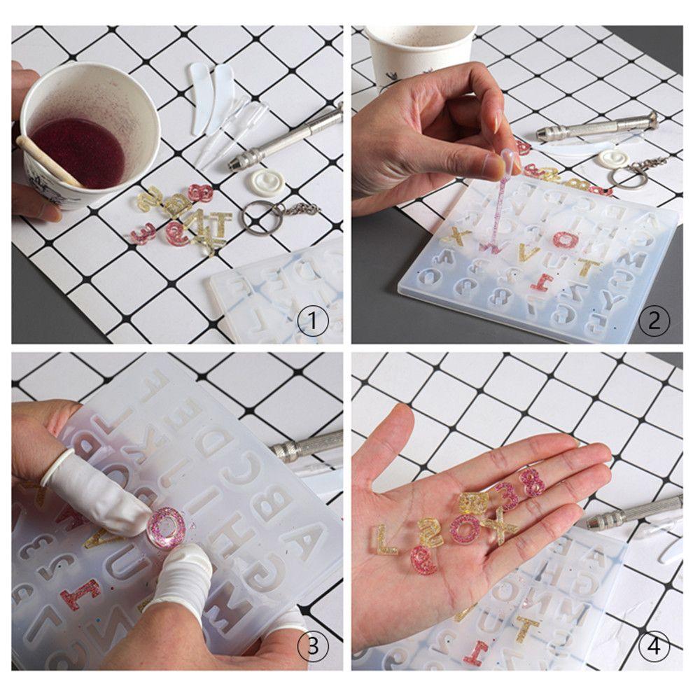 Epoxy Handmade DIY Craft Jewelry Making Silicone Mould Pendant Mold Resin Necklace Keychain