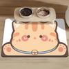 Имитация диатомитовой подставка-коврик для миски с кормом для домашних животных Очаровательный Ветер Собака Противопротекающая Пищевая Специальная подставка Влагоотводящая Подставка под миску для кошки Легко ухаживать