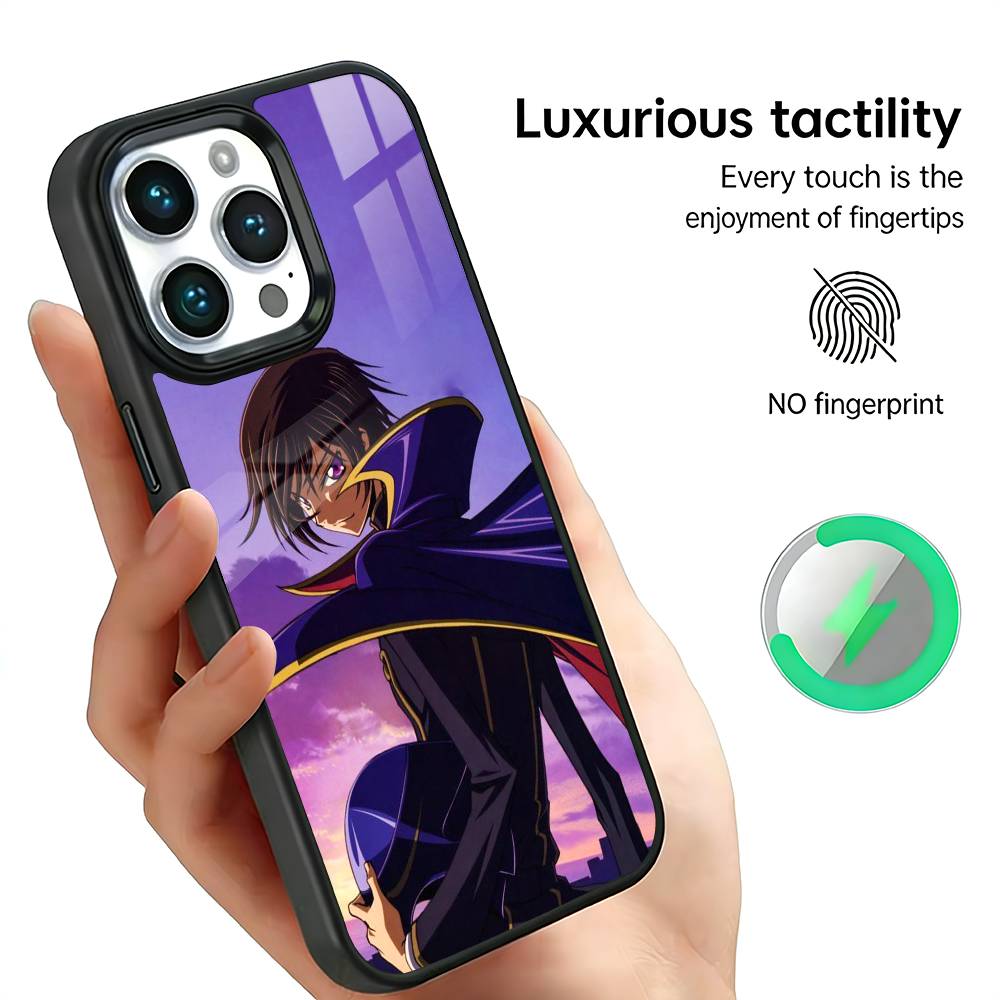 Чехол для телефона C-Code G-Geass для iPhone 17, 16, 15, 14, 13, 12, 11 Plus, Pro Max, Новый магнитный беспроводной заряд