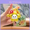 Colorful Pvc Flower Panda Keychain Adorable Key Chain Accessory For Car Bag And