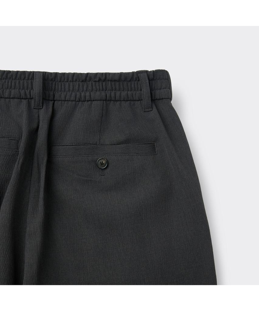 Keoseuuteommellou Gray Loose Fit Wrinkle Setup Pants Cwpam26422Gyx