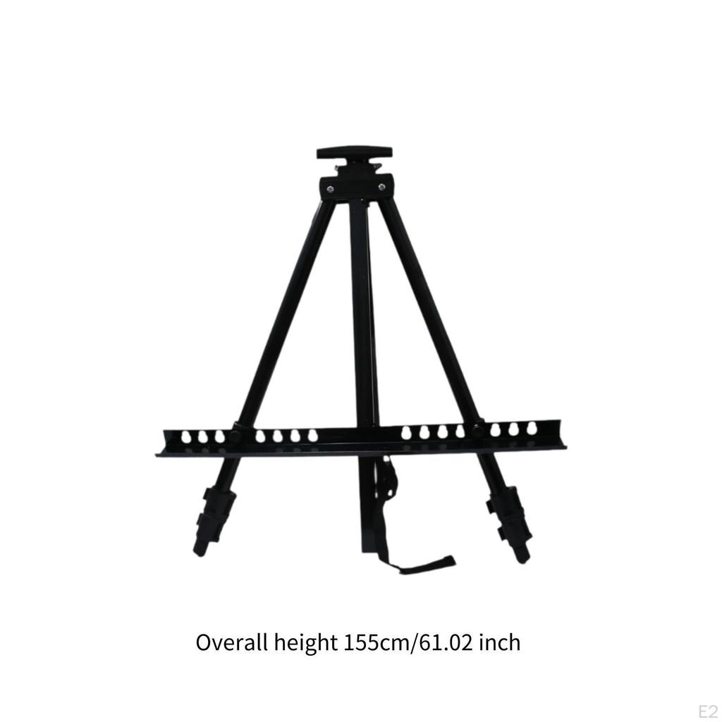 Metal Sketch Easel Painting Display Stand Foldable Canvas Artist for