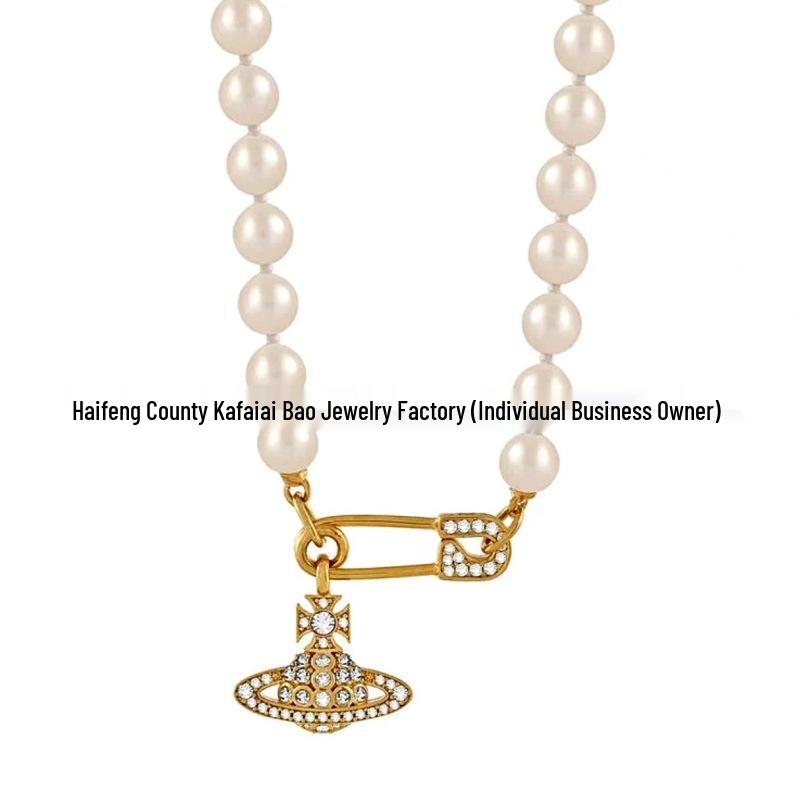 Брошь Seiko West Бриллиантовое Ожерелье Женское Легкая Роскошь Дизайн Сатурна