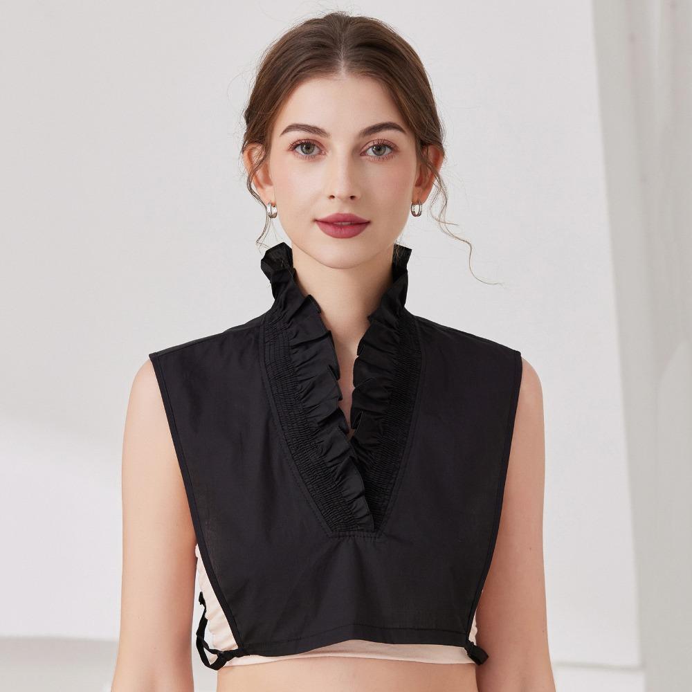 Solid Color False Collar Cotton Removable Collar Beautiful Fake Collar Sweater