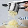 Картофельная давилка из нержавеющей стали, ручная картофеледавилка с 3 сменными дисками, соковыжималка для фруктов, соковыжималка для лимона