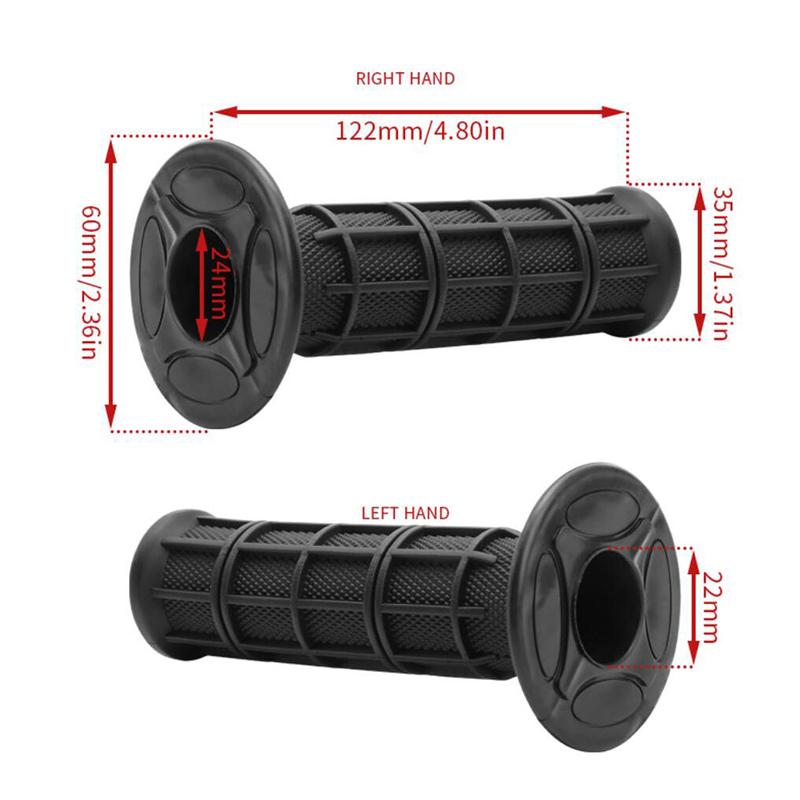 1 шт. Профессиональный чехол для руля Moto Modification, универсальный чехол для мотоцикла Poignee, мягкая резина 22 мм, 7/8 дюйма, ручки для рук