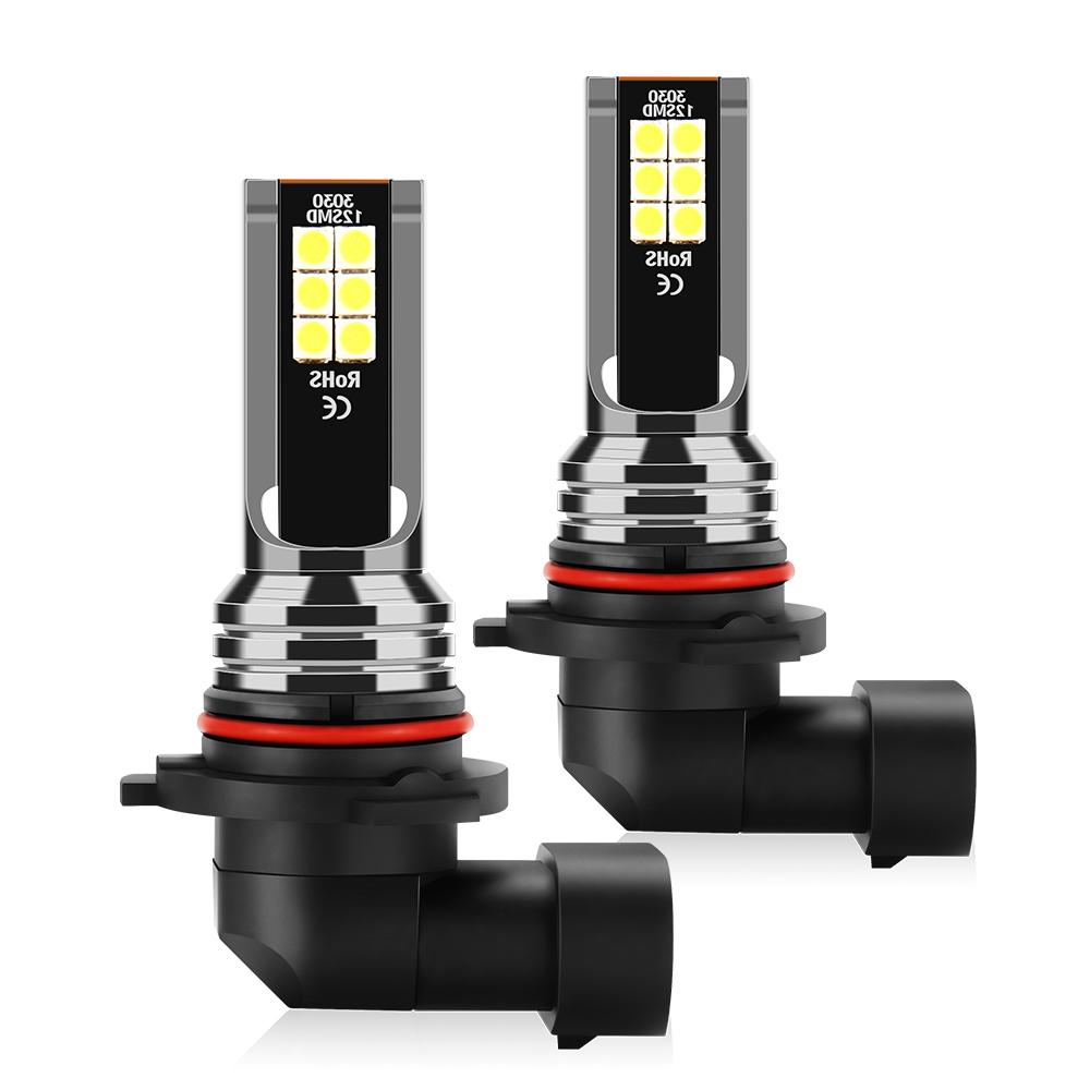 For KIA Seltos 2025- 2025 LED Fog Light Lamps 9006 HB4 6000k High Intensity 12PCS 3570 CSP Chips No Fan Design 9005 HB3