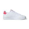 Adidas Детские кроссовки Advantage J White Real Pink Cloud-White EF0211
