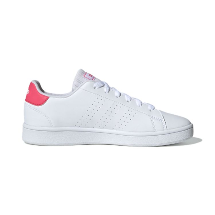 Adidas Детские кроссовки Advantage J White Real Pink Cloud-White EF0211