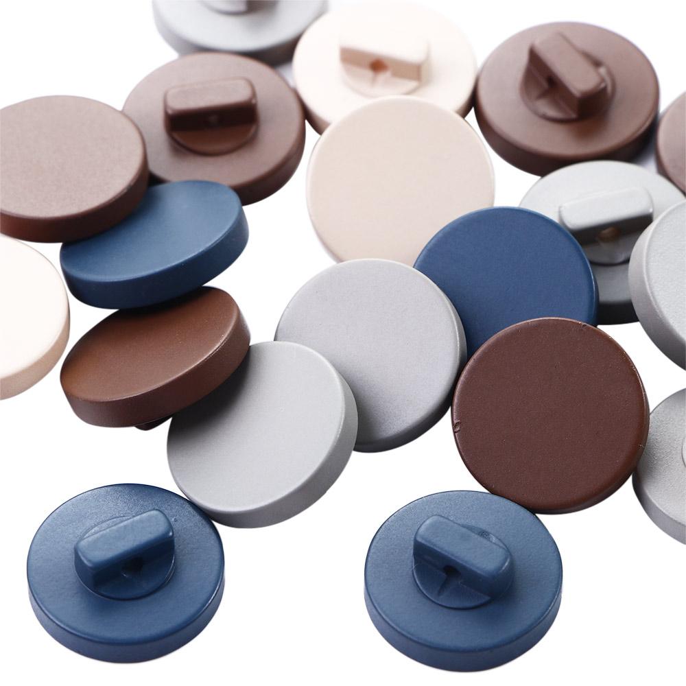 Windbreaker Flat Accessories Decorative Sewing Material Spray Paint Buttons Resin Shank Button