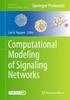 The Computational Modeling of Signaling Networks : 2634 Book