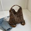 Leopard Print Women Shoulder Bags Canvas Tote Bag for Women Deisgner Bag Fashionable Backpack Crossbody Bag