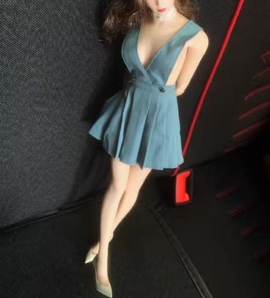 Масштабная фигурка Совместима с телом TBLeague Стиль GS Красивая школьница в стиле JK, комбинезон с высокой талией, юбка, рубашка не входит в комплект