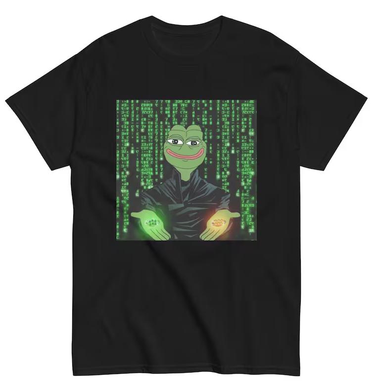 Новая унисекс футболка Pepe Matrix