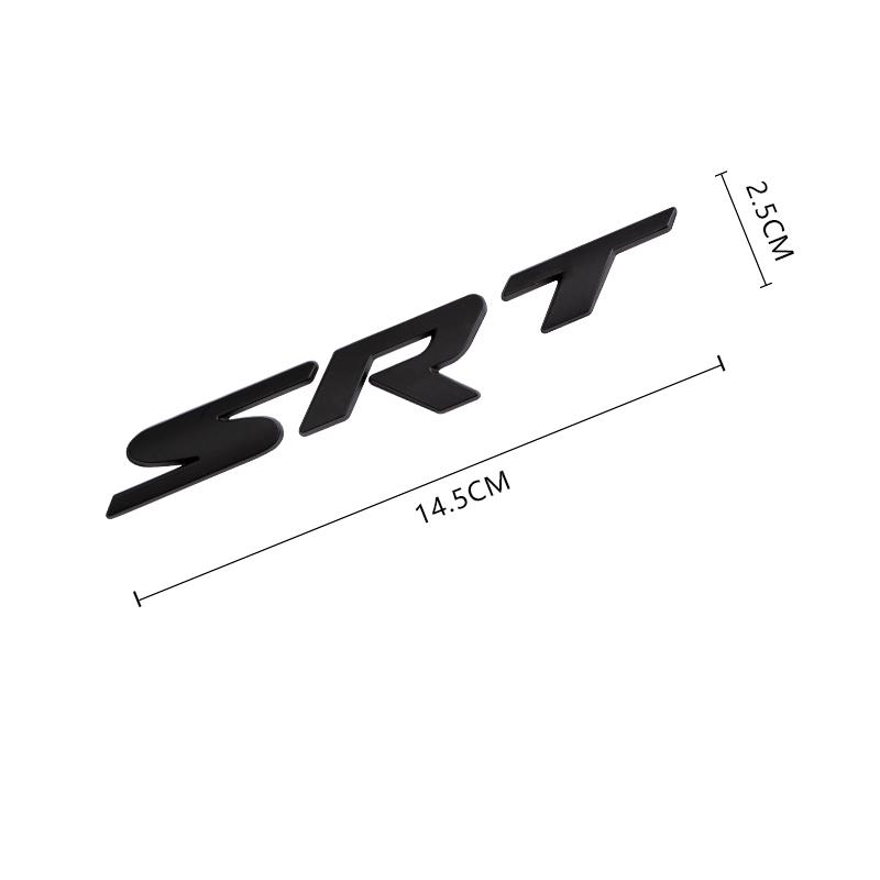 Car Emblem Rear Body Sticker for Dodge SRT R/T Logo Charger Ram Viper Nitro Journey Caravan Jcuv Exterior Automobile Accessories U444