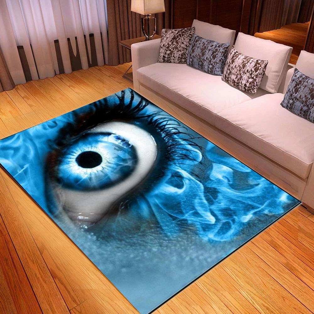 Подходит для гостиной, ковер с рисунком глаз, домашний коврик, коврик для дивана, мягкий коврик с волшебным глазом
