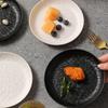 With Base Stone Grain Bone Plate INS Candy Dessert Plate Food Plate Salad Plate Restaurant