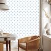 Hearts Wallpaper White and Azure 50x1000