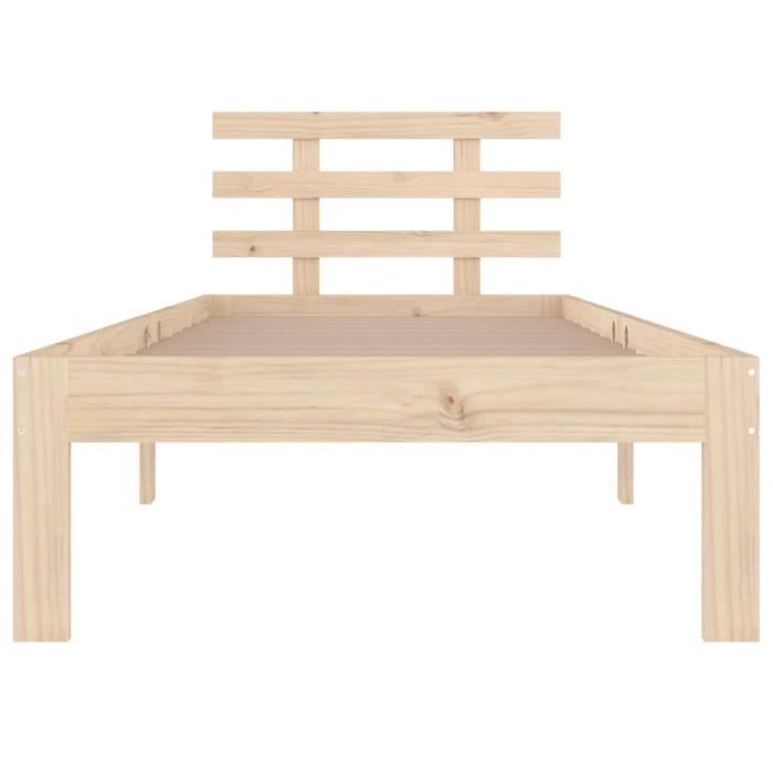 VidaXL Bed Frames Solid Wood 90x200 Cm 814739