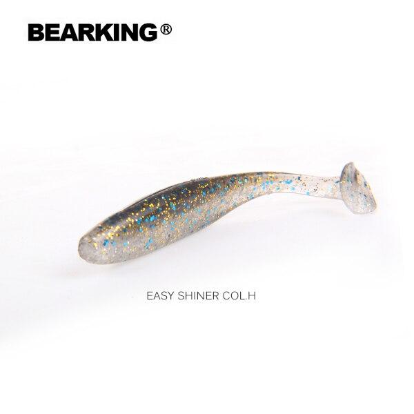 BEARKING Хорошая рыболовная приманка, мягкая приманка, профессиональная приманка, 4 дюйма, 6 шт., 10 см/6 г, качественные искусственные воблеры для карпа