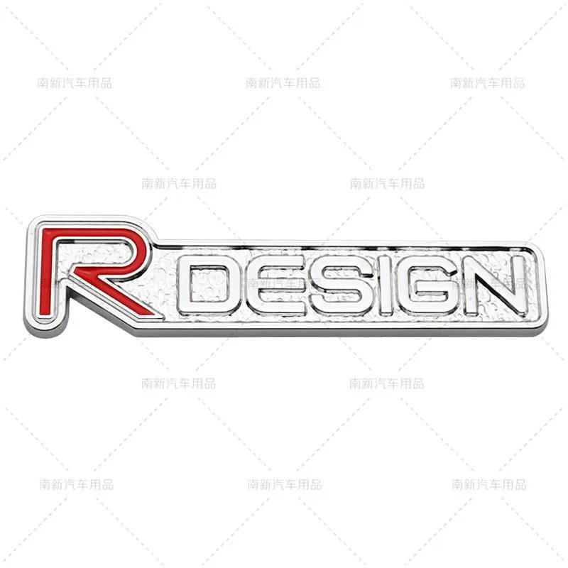 3D Металлическая эмблема R Design Наклейка на решетку радиатора автомобиля Наклейка Декорация Для VOLVO XC40 XC60 XC90 V90 S90 S60 V60 V40 C70