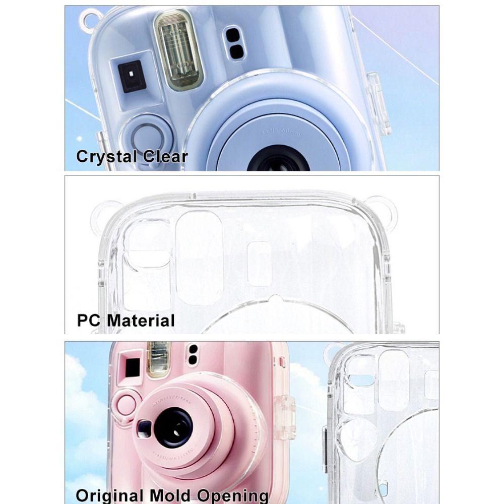 Shockproof Instant Camera Case Rainbow Strap Shoulder Bag for Fujifilm Instax Mini 13 Travel