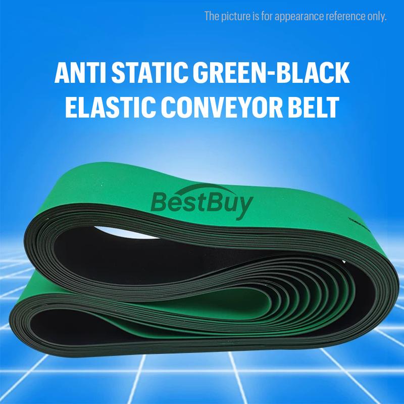 Anti static elastic conveyor belt with a circumference of 1850-2800mm, customizable in different specifications