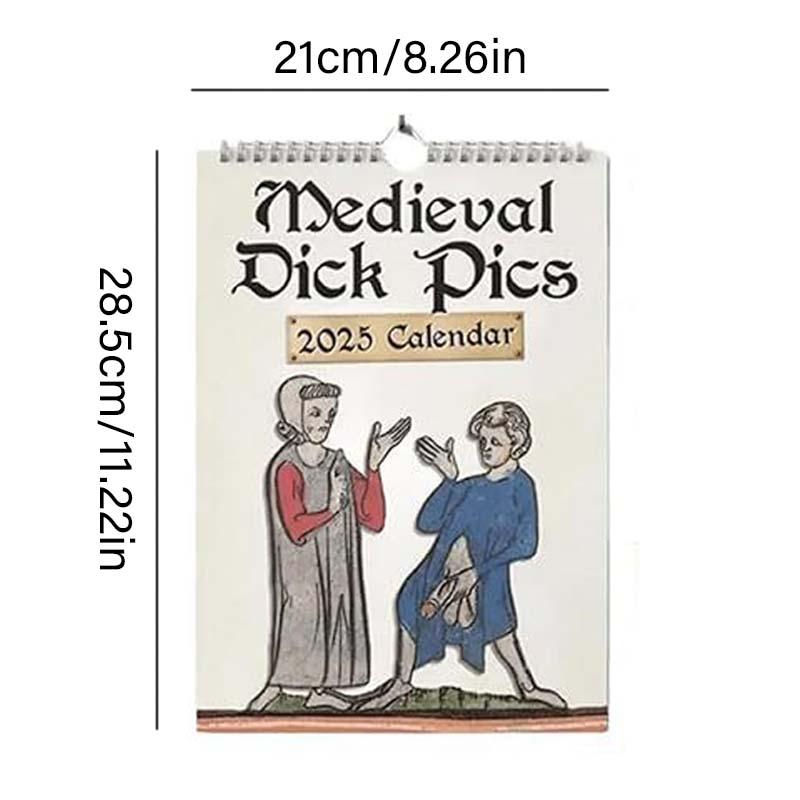 2025 Inventory Calendar, Thick Paper, To-Do List And Notes, Planning Organizing Wall Calendar for Thanksgiving and Christmas Gifts, Inventory Schedule