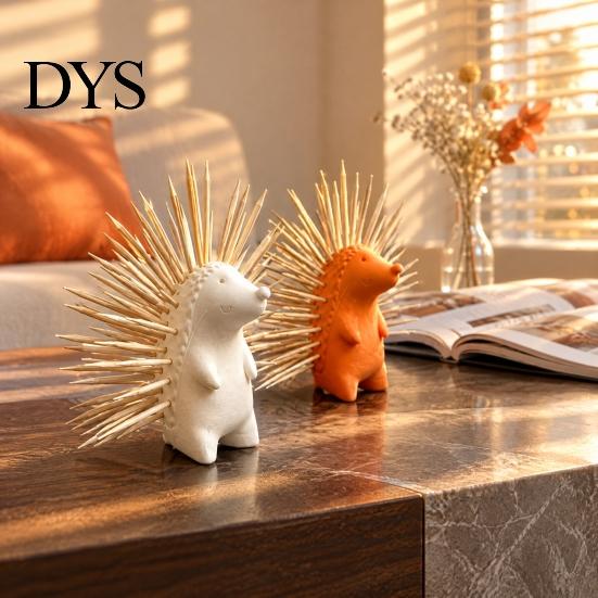 Забавный кухонный гаджет для столовой, 3D-печатница для зубочисток в виде ежика, Милый диспенсер, Статуэтка животного, Контейнер для хранения на столешницу,
