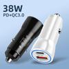 38W USB Car Charger Type C Fast Charging Phone Adapter For Xiaomi PD Phone Charger Car Adapter Socket Cigarette Lighter